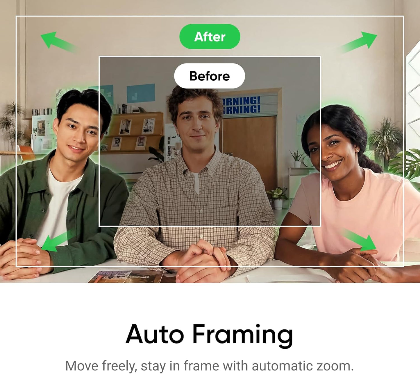 Insta360 Link 2C - 4K Webcam for PC/Mac, 1/2" Sensor, Auto Framing, HDR, AI Noise-Canceling Mic, Gesture Control for Streaming, Video Calls, Gaming, Works with Zoom, Teams, Twitch & More