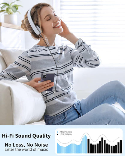 USB C to 3.5mm Headphone Jack Adapter with DAC Chip, 2 Pack HiFi USB-C to Audio Dongle Compatible with iPhone 16 15 Pro Max, Galaxy S25 S24 S23 S22, iPad Pro, MacBook, USBC to Aux Adapter