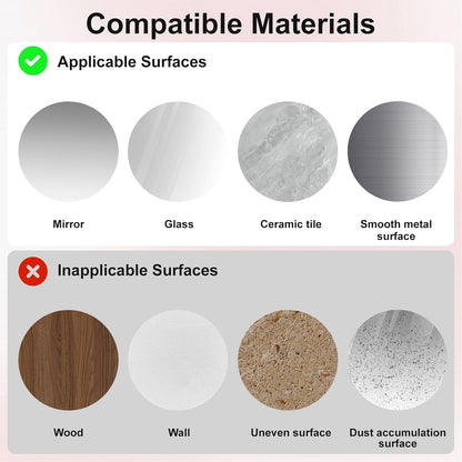 1 Pack Silicone Suction Cup Phone Case Mount Double Sided, Phone Accessories Hands-Free Strong Grip Holder for Selfies and Videos, Silicon Phone Stand Sticky for iPhone and Android Sky Blue