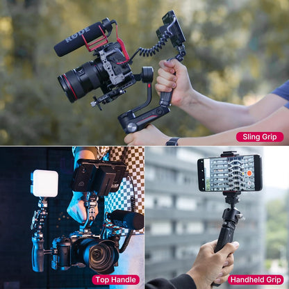 FALCAM F22 Camera Top Handle Quick Release Quick Release System Video Shooting Accessories Filming, Detachable Handle Grip Sling Mode Camera Monopod