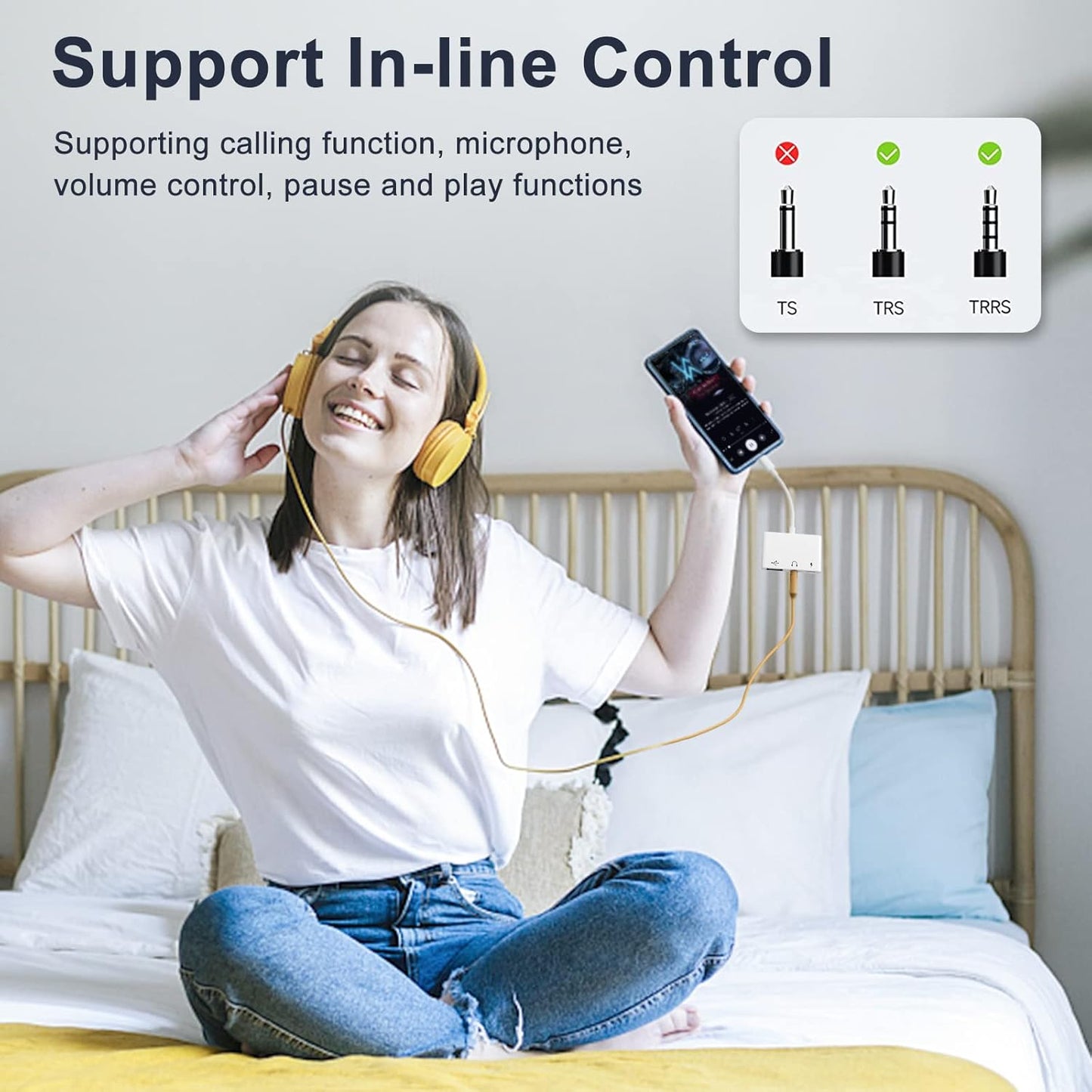 USB C to 3.5mm Jack Headphone Adapter with Charger OTG Cable Adapter, Type C to Aux Audio Earphones Splitter for Samsung Galaxy S22 Ultra S21 S20 i-Pad Pro Air Pixel 4 Laptops