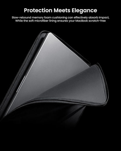 tomtoc Voyage-A10 Slim Laptop Sleeve for 16-inch MacBook Pro M4/M3/M2/M1 Pro/Max A3403 A3186 A2991 A2780 A2485 2024, Water-Resistant Protective Laptop Case for Dell XPS 16 Laptop, Minimalist Design