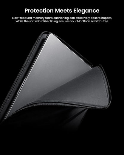 tomtoc Voyage-A10 Slim Laptop Sleeve for 15-inch MacBook Air M4/A3241 2025, M3/A3114 2024, M2/A2491 2023, Water-Resistant Case Bag for 15-inch Surface Laptop 7th(Copilot+ PC)/6/5/4, Minimalist Design