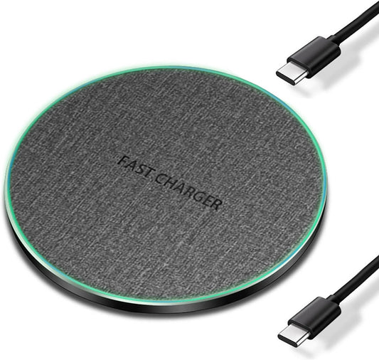 20W Fast Wireless Charger Pad,Wireless Phone Charging Station Compatible with iPhone 16/15/14/13/12/11/SE/X/AirPods,Fast Charge for Samsung Galaxy S25/S24/S23/S22/Note/Buds/Buds +,Pixel,LG G8/7