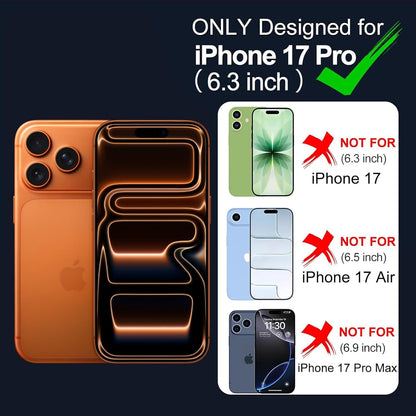 Battery Case for iPhone 17 Pro, Upgraded 10000mAh Rechargeable Portable Extended Battery Pack Supported Qi Wireless Charging Case Compatible with iPhone 17 Pro (6.3 inch) Charger Power Bank (Black)