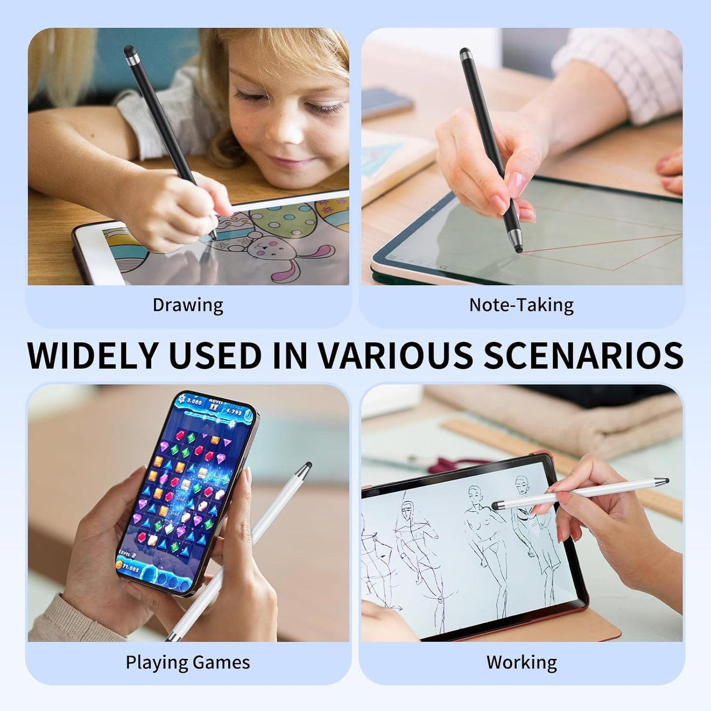 Stylus (10Pcs), Stylus Pen for Touchscreen