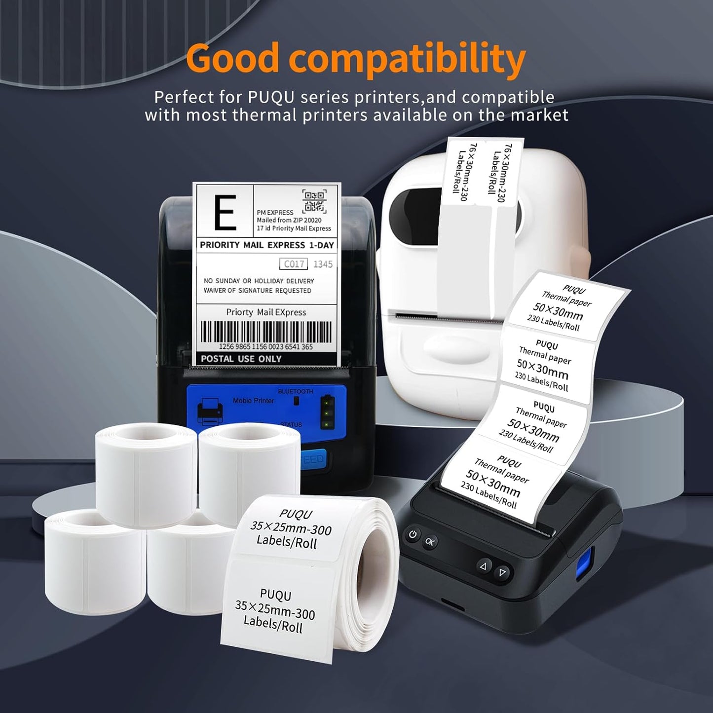 100 Pcs Cable Labels - Waterproof Wire Cord Label, Tear Resistant Wire Labels, Self Adhesive Cord Organizing Label, for Cable Management, Compatible with PUQU AQ20 Label Makers(Green) 38x60mm