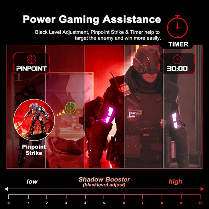 SANSUI 27 Inch Curved Gaming Monitor 180Hz 1ms with Speakers FHD 1080P Computer Monitor FreeSync|1500R|130% sRGB|HDR|Low Blue Light|HDMI DP Ports|VESA Mount|Metal Stand(ES-G27C1 HDMI Cable Incl.)