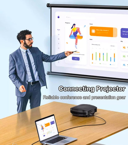 DisplayPort to VGA Cable 6FT, Display Port DP to VGA Adapter, 1080P@60Hz Video Cord from Laptop/Computer (DP) to Monitor/Projector (VGA), (Not Bidirectional, Not for HDMI or USB)