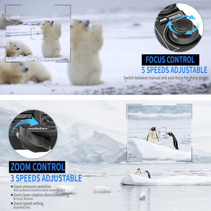 Wireless and Wired Remote Commander & Lanc Camera Zoom Controller for Sony – Focus, Iris, Zoom, ND Adjust, Daisy Chain – Replaces Sony RM-30BP – Compatible with HXR-NX5R, PXW-FS7,PXW-Z280, MCX-500