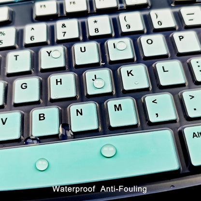 Keyboard Cover Silicone for Logitech K200 K260 K270, Keyboard Cover for Logitech K200 K260 K270 Ergonomic Wireless Keyboards, MK200 MK260 Keyboard Skin Waterproof Dustproof (Mint Green)
