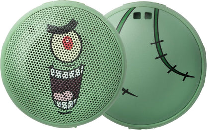 Speaqua Cruiser Speaker Plankton from Spongebob, Waterproof Bluetooth Speaker, Small Bluetooth Beach Accessory, Portable Outdoor