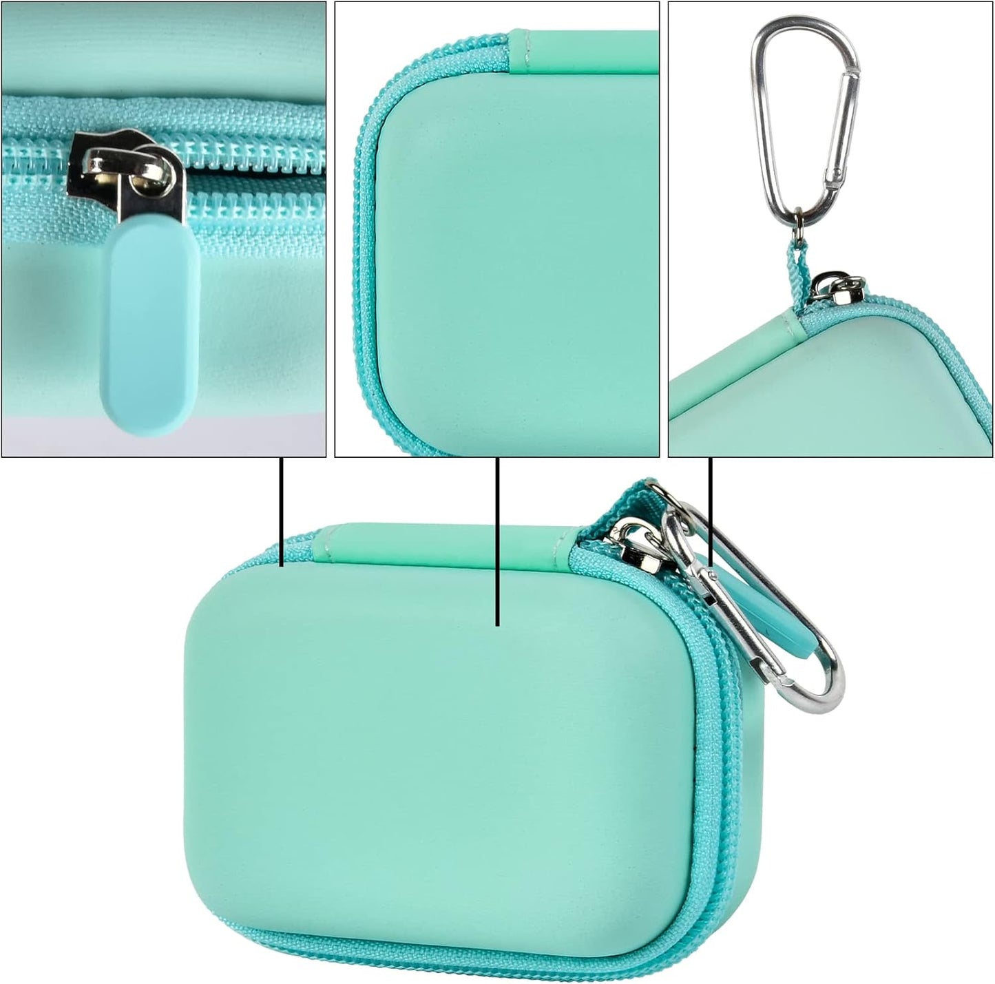 Portable Charger Power Bank Case for Swyop/for Feob/for Charmast/for JEJILL/for LanLuk/for VEGER/for iWALK/for Taegila/for Kuulaa and More Small Charging Battery Pack - Bag Only (Green)