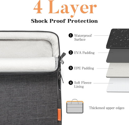 Laptop Sleeve Case Bag Compatible with MacBook Air Pro, 13-14 inch Notebook, Compatible with MacBook Pro 14 inch M4 M3 M2 M1