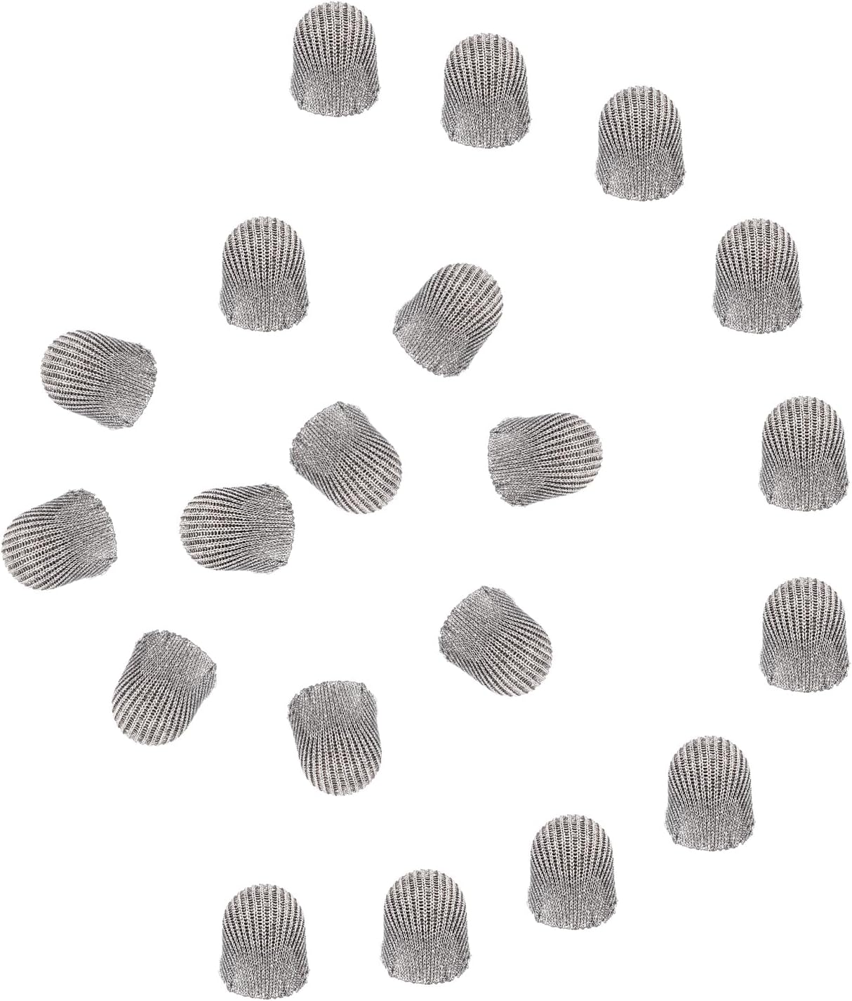 MECCANIXITY 10Pcs Replacement Fiber Mesh Tips for Stylus Pens 6mm Suitable for Capacitive Touch Screen,High Sensitivity,Soft,No Scratch Screen Pen Tip