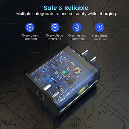 45W Super Fast Charger Type C, [2 Pack] 45 Watt USB-C Charger PD/PPS Wall Charging Block for Samsung Galaxy S25 Ultra/S25+/S25/S24/S23 Ultra/S23+/S22 Ultra/S22+/S20 Ultra, Tab S8(with 2X 8ft Cable)