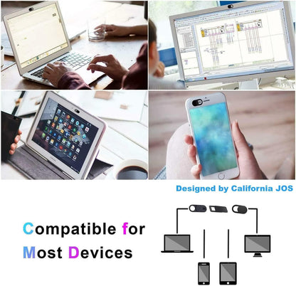 12 PCS Ultra-Thin Webcam Cover Slide for Laptop iPhone iPad MacBook Pro Computer iMac Cell Phone(Tesla Model 3/Y Interior Cabin Camera) PC Accessories Camera Blocker Slider, Great for Privacy
