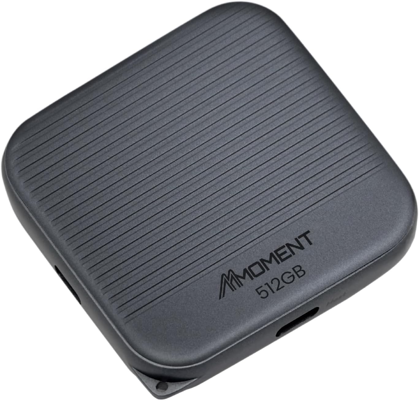 MMOMENT 512GB Magnetic External Portable SSD – 950MB/s Read – for ProRes 4K – Phone SSD Compatible with MagSafe, USB-C, USB-A, iPhone 15/16, Mac, PC (MU P100)