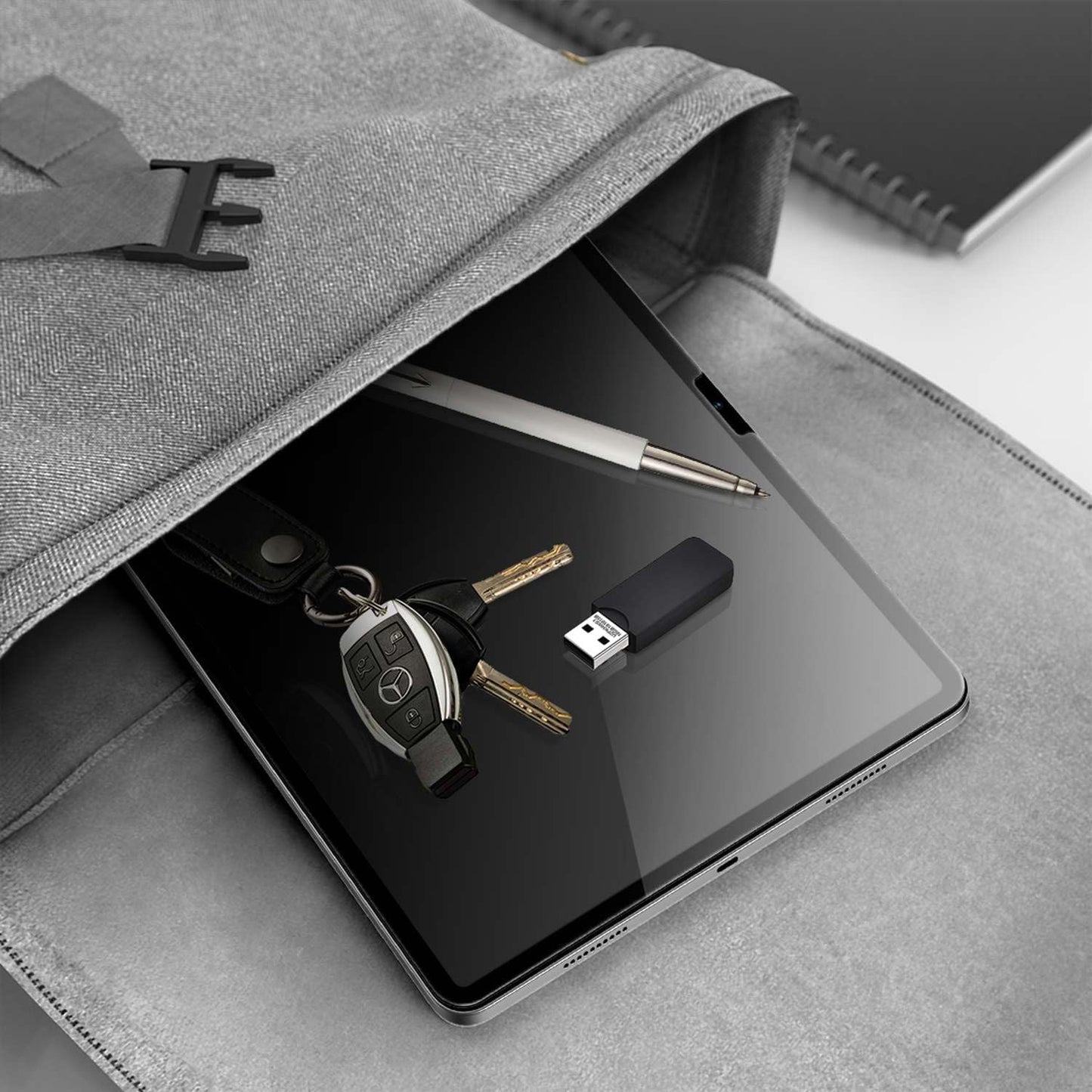 FLOLAB ONETIME NanoArmour Screen Protector for iPad Air 11 Inch 2024 Tempered Glass, TruColor, Blue Light Blocker, No Blue Tint, Original Display Color, Ultra Clear, Easy Install, Durable