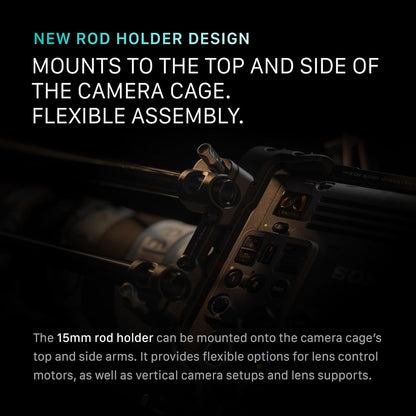 Tilta Camera Cage Compatible with Sony BURANO | Arri Rosettes, 1/4"-20 and 3/8"-16 Threads | w/Top Handle, Left/Right Side Arm, Battery Plate (Full Camera Cage)