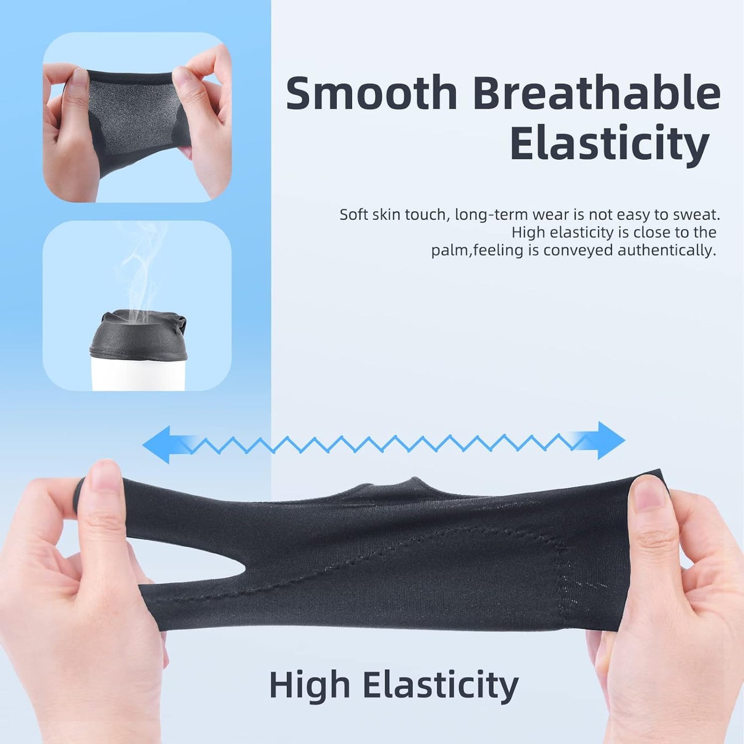 2-Pack Drawing Glove Palm Rejection for iPad Surface All Capacitive Touch Screen Artist Right/Left Hand Graphic Tablet, Graphics Monitor Digital Drawing Sketching, Inking, Coloring Two Finger Gloves