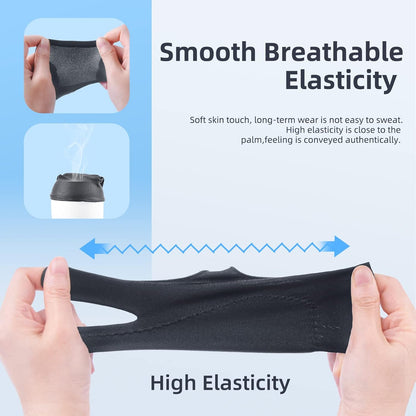 2-Pack Drawing Glove Palm Rejection for iPad Surface All Capacitive Touch Screen Artist Right/Left Hand Graphic Tablet, Graphics Monitor Digital Drawing Sketching, Inking, Coloring Two Finger Gloves