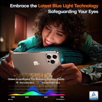 TOCOL for iPhone 16 Pro Max Privacy Screen Protector True 25°Anti Spy 9H+ Hardness Tempered Glass for Full Coverage Easy Installation, 2 Pack