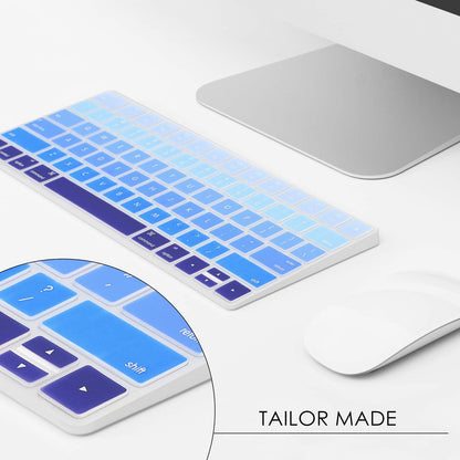 Allinside Ombre Blue Cover for Apple Magic Keyboard (MLA22LL/A) with US Layout