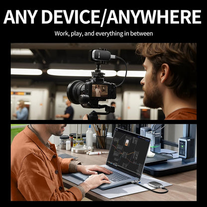 PHIXERO P20 External Portable SSD 2TB,up to 2050Mb/s,External Solid State Drives with 2 in 1 USB C Cable with LED Indicator,USB 3.2 Gen 2 Portable Hard Drive for iPhone 15/16 PRO, Mac, PC & Laptops