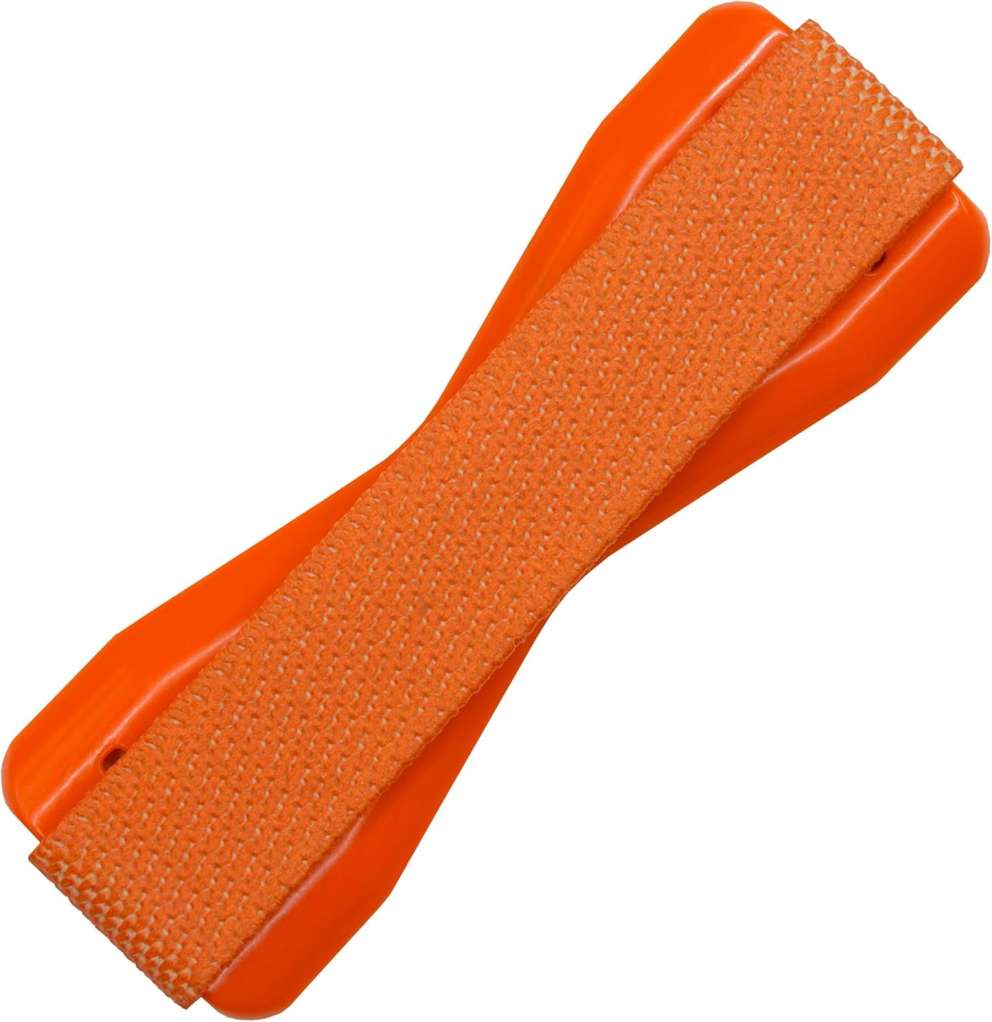 LOVEHANDLE Universal Phone Grip for Smartphones & Mini Tablets - Phone Holder for Hand - Wireless Charging Compatible - Made in The USA - Solid Orange