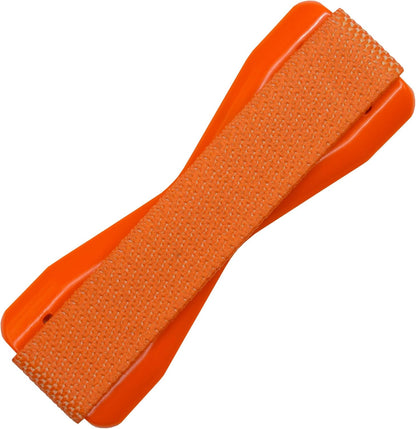 LOVEHANDLE Universal Phone Grip for Smartphones & Mini Tablets - Phone Holder for Hand - Wireless Charging Compatible - Made in The USA - Solid Orange