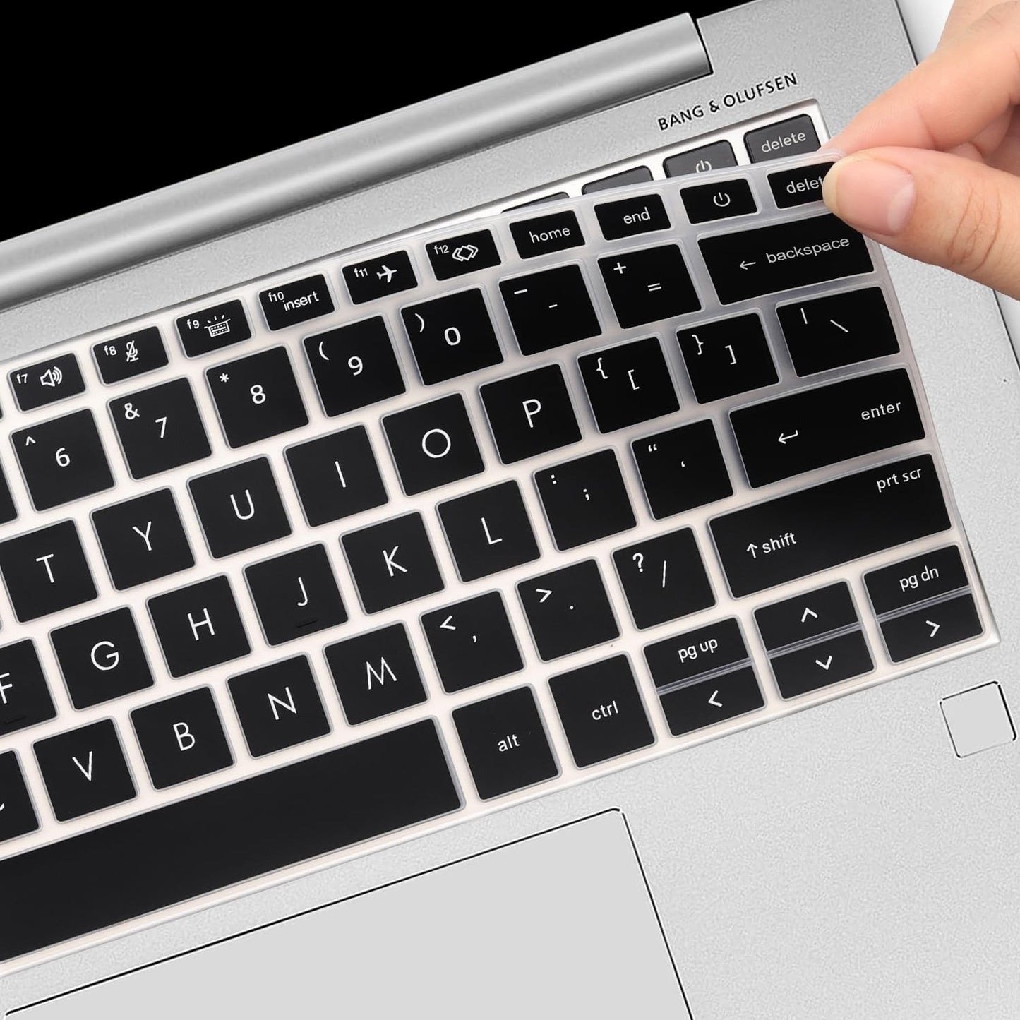 Keyboard Cover for HP EliteBook 830 835 840 845 1040 G9 G10 2024 2023 2022 13.3 14 inch Laptop Accessories Keyboard Protective Skin (Not fit The 830/840/845/1040 G11 G8 G7 G6 G5 G4 G3)-Black