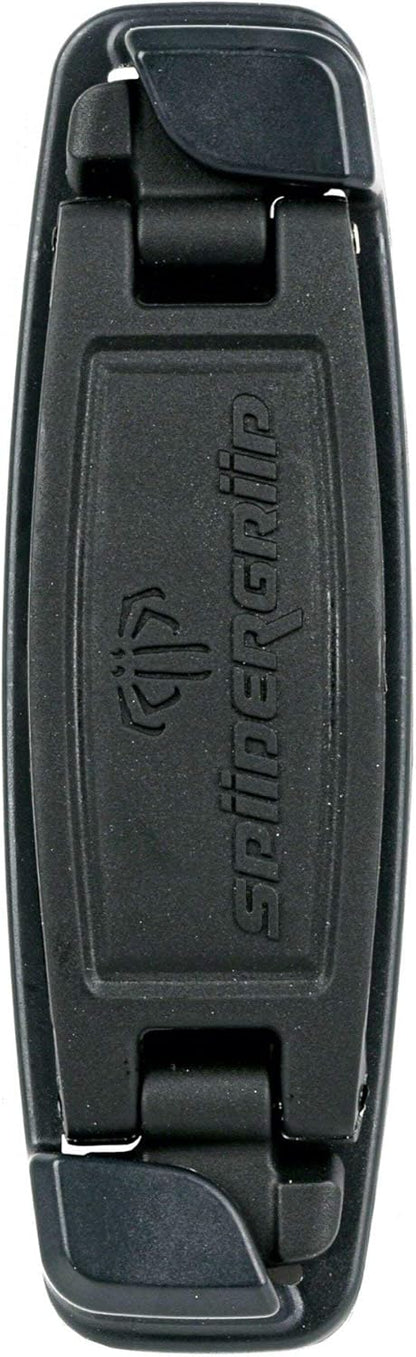 360 Rotating Phone Grip – Flat-Fold Kickstand & Secure Strap – Works with iPhone, Android, Tablets & Cases – Comfortable & Durable (Black)