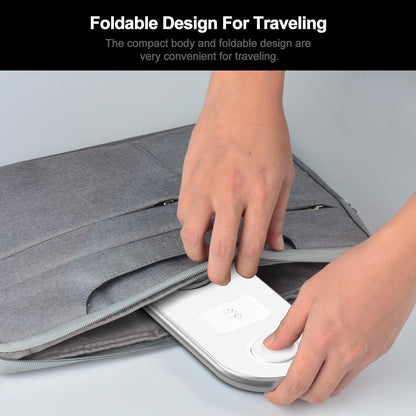 2025 Upgraded 3 in 1 Charging Station for Apple Devices, Fast Magnetic Mag-Safe Wireless Charger Stand for iPhone 15/14/13/12 Series & Apple Watch 1-9/Ultra & AirPods Pro (White)