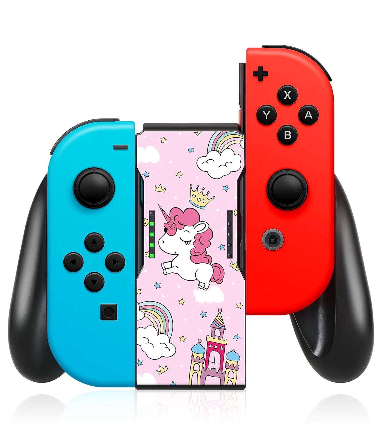 Lotadilo Joy-Con Grip for Nintendo Switch/Switch Oled - JoyCon Comfort Hand Grips Controller for Women Girls Teen Boys Cute Cartoon Design, Horse