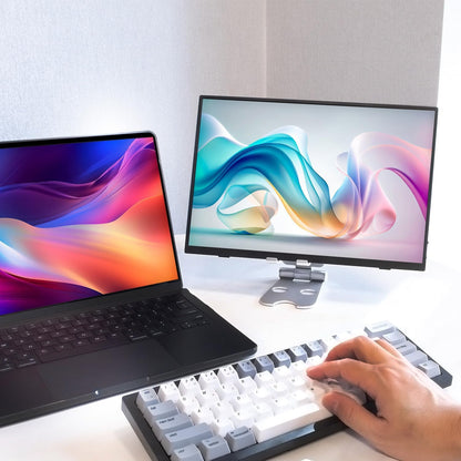 Kado Aluminum Alloy Tablet Stand for Portable Monitor, Foldable iPad Stand Holder Adjustable, Computer Office Desk Accessories for Kindle, Switch, iPad Pro/Air/Mini, iPhone Pro/Max/Plus