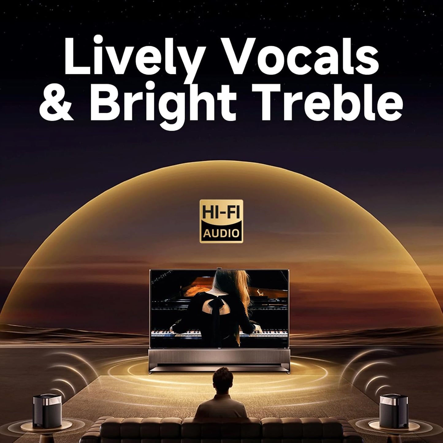 TODN HiFi RCA Cables Audiophile 2 RCA Male to Male Shielded Audio Cable for Home Stereo Systems, Premium Sliver-Plated O-C-C Core (6.5ft/2m, 1 Pair)