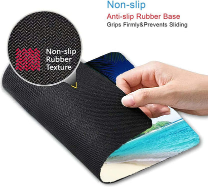 Beach in Sunset Mouse Pad,Non-Slip Rubber Base Wireless Gaming MousePads for Computers Laptop Office,Cute Mouse Pads with Designs for Women