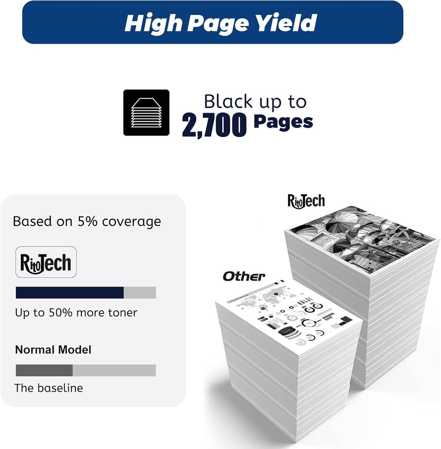 312A Black Toner Cartridge,Compatible for HP 312X CF380A CF380X for HP Laserjet Pro MFP M476dw M476dn M476nw MFP M476 Series Printer,2 Pack