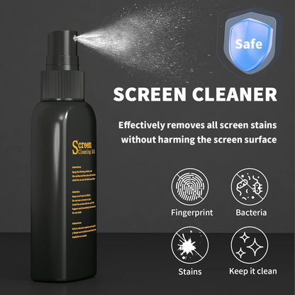 Car Screen Cleaner, Car Touch screen cleaner for Tesla, Screen Cleaner for Car Display, EV Car Screen Cleaner Spray and Wipe, Screen Cleaner Kit for Dashboard, laptop, Monitor