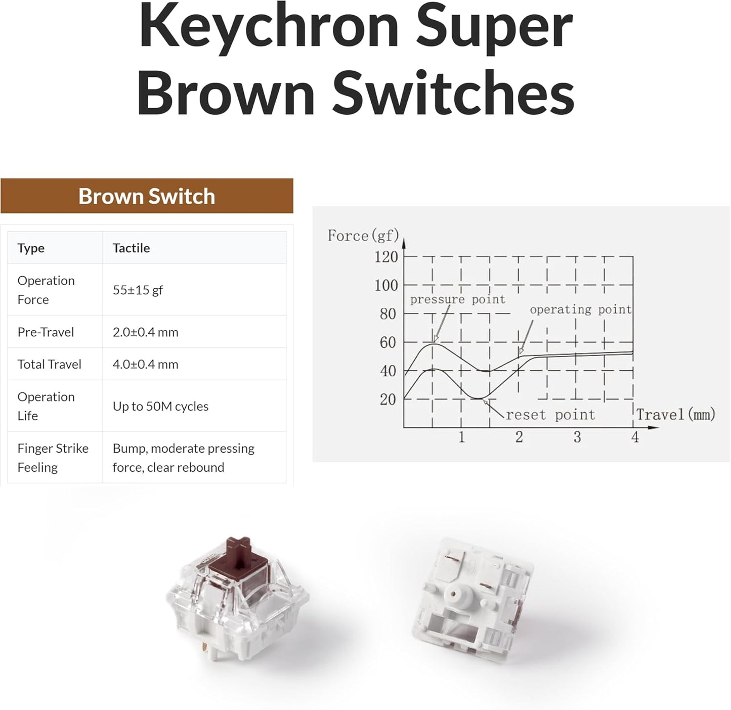 Keychron K2 75% Layout QMK Wireless and Wired Options Mechanical Keyboard Super Brown Switch, Paired with Shine-Through Double-Shot PBT Keycaps for Mac Windows-Version 3