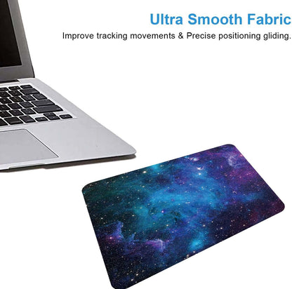 Gaming Mouse Pad,Galaxy Stars Mouse Pad,Mouse Mat Square Waterproof Mouse Pad Non-Slip Rubber Base Mousepad for Office Laptop, 9.5"x7.9"x0.12" Inch