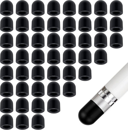 50Pcs Replacement Nibs for Touch Screen Pen, Rubber Tips for Stylus Pens, Soft, No Scratches, Sensitivity and Precision, Universal Stylus Ends (0.24inch/6mm)