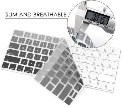 Allinside Ombre Gray Cover for Apple Magic Keyboard (MLA22LL/A) with US Layout