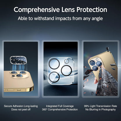 SMARTDEVIL 2+2Pack Privacy Screen Protector for iPhone 12 Pro with Camera Lens Protector,Shatterproof Tempered Glass [True 28°Anti Spy] [9H Hardness][Automatic Dust-Elimination Install][Bubble Free]