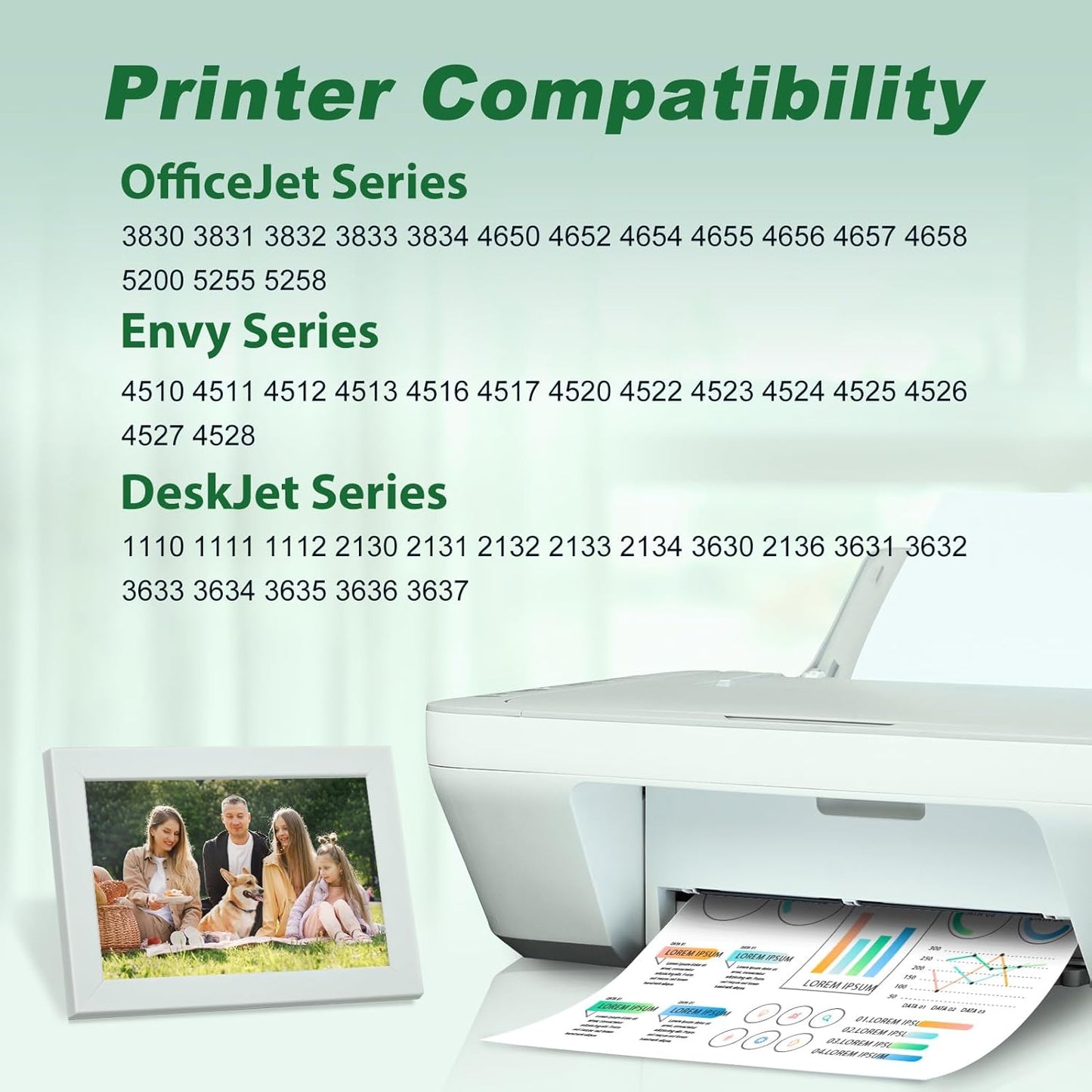 MYTONER 63XL Color Ink Cartridges Replacement for HP Ink 63 63XL Ink Cartridge Combo Pack for HP OfficeJet 3830 4650 4652 4655 5255 5258 Envy 4520 4512 DeskJet 3630 3632 Printer Ink Cartridges