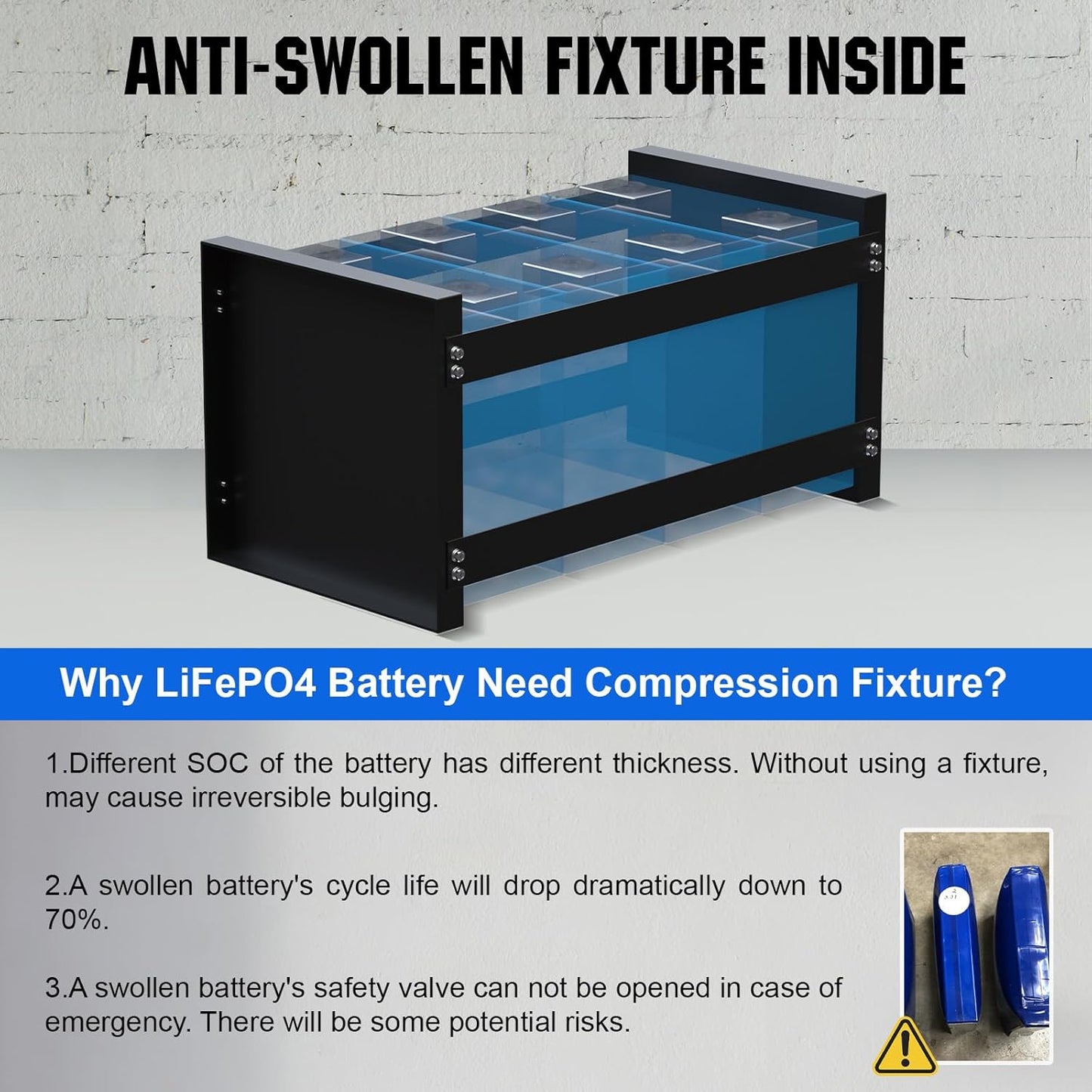 ECO-WORTHY 12V 100AH LiFePO4 Lithium Battery with Bluetooth, Max.1280Wh Energy, Low Temperature Protection, Group 24, Built-in 100A BMS, Perfect for Trolling Motor, RV, Boat, Solar Off-Grid