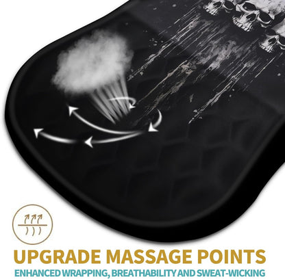 Hokafenle Ergonomic Mouse Pad Wrist Support with Massage Design, Wrist Rest Pain Relief Mousepad with Memory Foam&Non-Slip PU Base, Mouse Pads for Wireless Mouse & Desk (12x8 inch,Demon Angel)