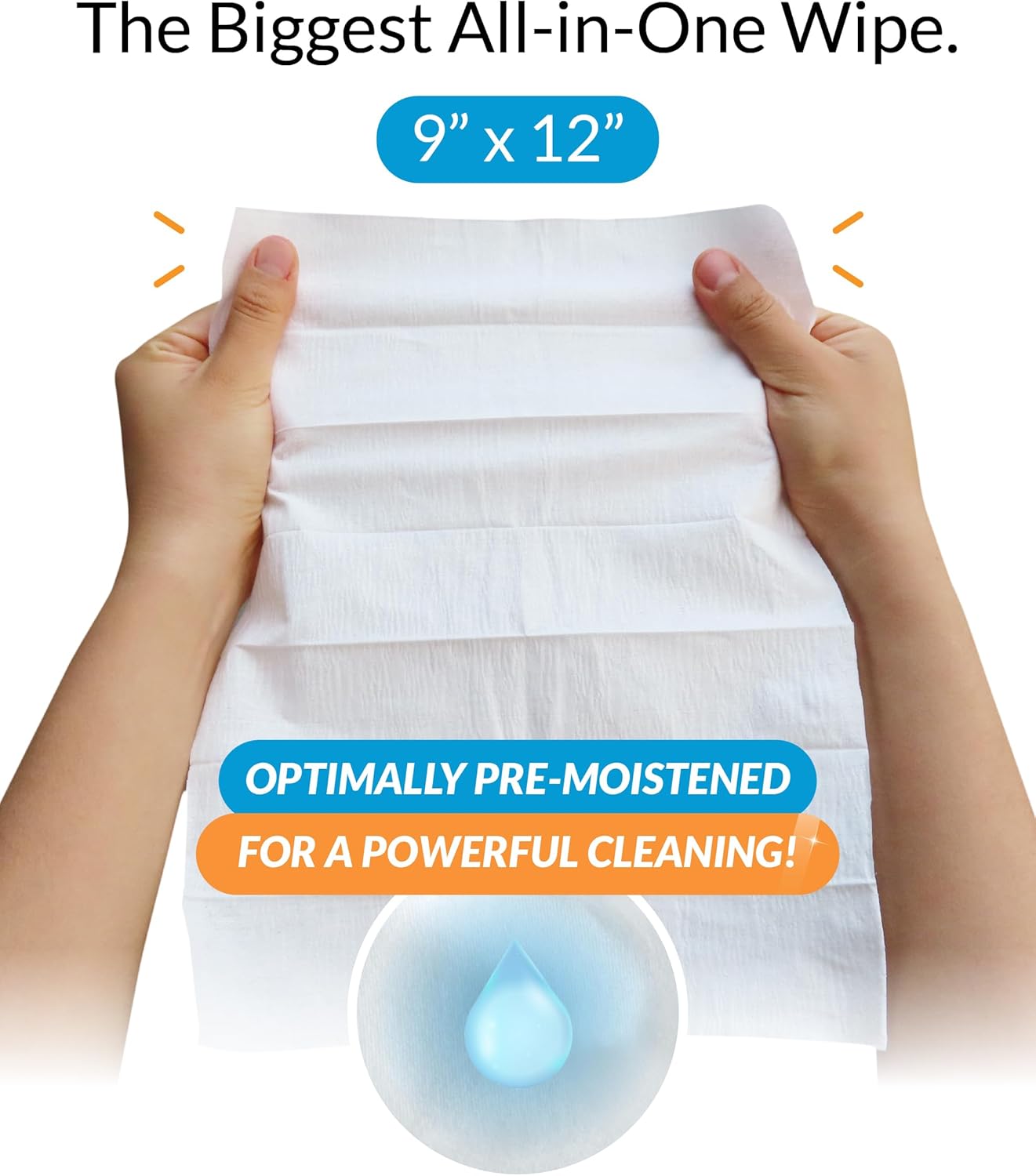 iCloth XL Screen Cleaning Wipes, Lint-Free and Streak-Free, Fast-Drying, Removes Dust, Fingerprints, and Smudges (100 XL Wipes)