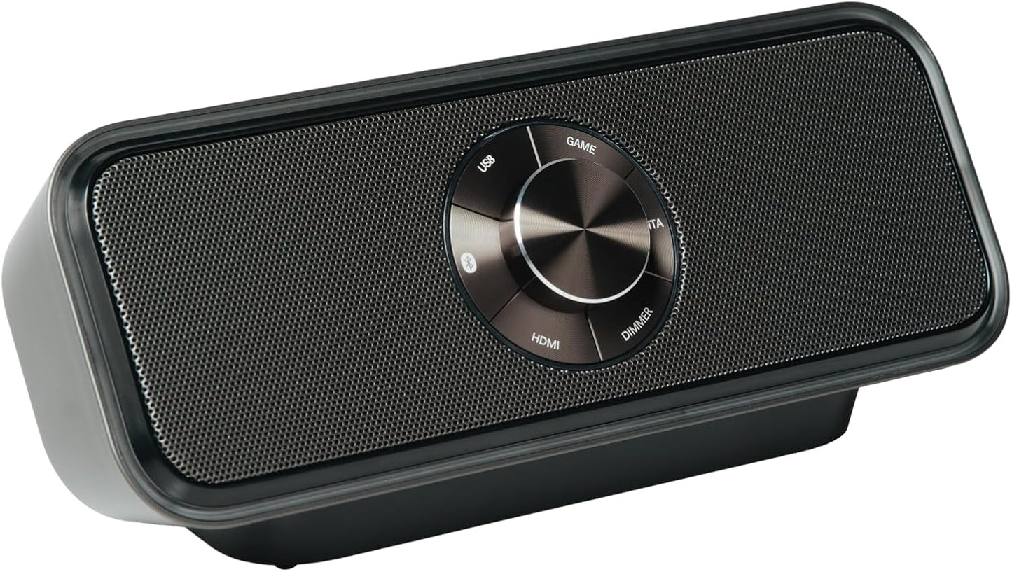 PIONEER,Desktop Gaming Speaker,Sound TECTOR,Compact Front Speaker with LED Sound Sensing Meter,PC,PS5/PS4,Switch,USB, HDMI, Bluetooth,Speakers 5.1ch/7.1ch Surround, TQ-FG3000